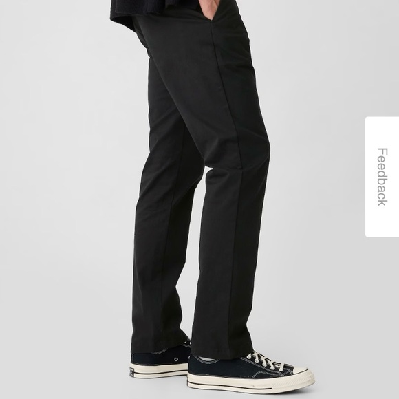 GAP Black flat front men’s dress pants waist 36 length 30 - Picture 2 of 8